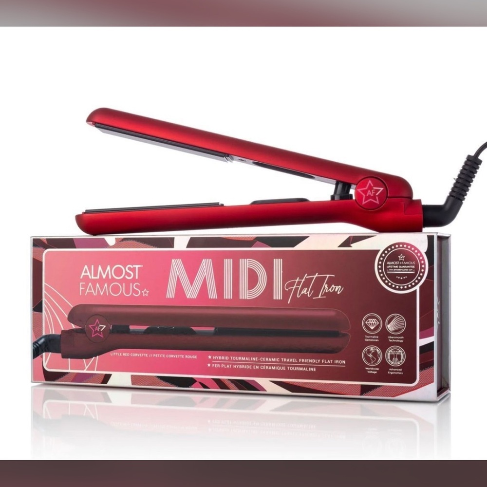 Nwt almost famouse Midi Hybrid Professional Flat Iron‎
